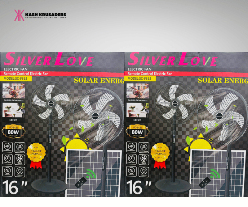 Electric Fan - Silver Love Size-16